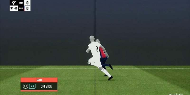 Nếu cầu thủ chỉ đứng trên mỗi thủ của đối phương thì chắc chắn sẽ mắc lỗi việt vị